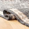 SAFAVIEH Area Rug 8×10 – Kilim Collection – Large – Grey & Black, Handmade Flat Weave Jute, Ideal for Living Room, Bedroom, Office, Dining Space (KLM762F)(Black/Ivory)