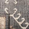 SAFAVIEH Area Rug 8×10 – Kilim Collection – Large – Grey & Black, Handmade Flat Weave Jute, Ideal for Living Room, Bedroom, Office, Dining Space (KLM762F)(Black/Ivory)