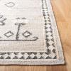 SAFAVIEH Area Rug 8×10 – Kilim Collection – Large – Grey & Black, Handmade Flat Weave Jute, Ideal for Living Room, Bedroom, Office, Dining Space (KLM762F)(Grey/Black)