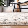 SAFAVIEH Area Rug 8×10 – Kilim Collection – Large – Grey & Black, Handmade Flat Weave Jute, Ideal for Living Room, Bedroom, Office, Dining Space (KLM762F)(Ivory/Black)
