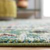 SAFAVIEH Area Rug 8×10 – Madison Collection – Large – Black & Yellow, Boho Diamond Distressed Design, Non-Shedding & Easy Cleaning, Ideal for Living Room, Bedroom, Office, Dining Space (MAD418Z)(Green/Beige)