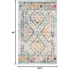 SAFAVIEH Area Rug 8×10 – Madison Collection – Large – Black & Yellow, Boho Diamond Distressed Design, Non-Shedding & Easy Cleaning, Ideal for Living Room, Bedroom, Office, Dining Space (MAD418Z)(Blue/Yellow)