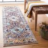 SAFAVIEH Area Rug 8×10 – Madison Collection – Large – Black & Yellow, Boho Diamond Distressed Design, Non-Shedding & Easy Cleaning, Ideal for Living Room, Bedroom, Office, Dining Space (MAD418Z)(Orange/Beige)