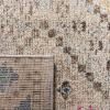 SAFAVIEH Area Rug 8×10 – Madison Collection – Large – Black & Yellow, Boho Diamond Distressed Design, Non-Shedding & Easy Cleaning, Ideal for Living Room, Bedroom, Office, Dining Space (MAD418Z)(Grey/Yellow)