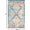 SAFAVIEH Area Rug 8×10 – Madison Collection – Large – Black & Yellow, Boho Diamond Distressed Design, Non-Shedding & Easy Cleaning, Ideal for Living Room, Bedroom, Office, Dining Space (MAD418Z)(Dark Blue/Yellow)