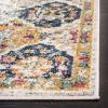 SAFAVIEH Area Rug 8×10 – Madison Collection – Large – Cream & Multi, Boho Chic Distressed Design, Non-Shedding & Easy Cleaning, Ideal for Living Room, Bedroom, Office, Dining Space (MAD611B)(Cream/Multi)