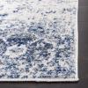 SAFAVIEH Area Rug 8×10 – Madison Collection – Large – Cream & Multi, Boho Chic Distressed Design, Non-Shedding & Easy Cleaning, Ideal for Living Room, Bedroom, Office, Dining Space (MAD611B)(White/Royal Blue)
