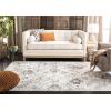 SAFAVIEH Area Rug 8×10 – Madison Collection – Large – Cream & Multi, Boho Chic Distressed Design, Non-Shedding & Easy Cleaning, Ideal for Living Room, Bedroom, Office, Dining Space (MAD611B)(Silver/Grey)