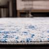 SAFAVIEH Area Rug 8×10 – Madison Collection – Large – Cream & Multi, Boho Chic Distressed Design, Non-Shedding & Easy Cleaning, Ideal for Living Room, Bedroom, Office, Dining Space (MAD611B)(White/Royal Blue)