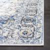 SAFAVIEH Area Rug 8×10 – Madison Collection – Large – Cream & Navy, Snowflake Medallion Distressed Design, Non-Shedding & Easy Cleaning, Ideal for Living Room, Bedroom, Office, Dining Space (MAD603D)(Turquoise/Ivory)