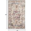 SAFAVIEH Area Rug 8×10 – Madison Collection – Large – Cream & Navy, Snowflake Medallion Distressed Design, Non-Shedding & Easy Cleaning, Ideal for Living Room, Bedroom, Office, Dining Space (MAD603D)(Fuchsia/Ivory)