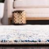 SAFAVIEH Area Rug 8×10 – Madison Collection – Large – Cream & Navy, Snowflake Medallion Distressed Design, Non-Shedding & Easy Cleaning, Ideal for Living Room, Bedroom, Office, Dining Space (MAD603D)(Grey/Ivory)
