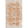 SAFAVIEH Area Rug 8×10 – Madison Collection – Large – Cream & Navy, Snowflake Medallion Distressed Design, Non-Shedding & Easy Cleaning, Ideal for Living Room, Bedroom, Office, Dining Space (MAD603D)(Orange/Ivory)