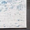 SAFAVIEH Area Rug 8×10 – Madison Collection – Large – Cream & Navy, Snowflake Medallion Distressed Design, Non-Shedding & Easy Cleaning, Ideal for Living Room, Bedroom, Office, Dining Space (MAD603D)(Teal/Ivory)