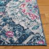SAFAVIEH Area Rug 8×10 – Madison Collection – Large – Cream & Turquoise, Boho Chic Glam Paisley Design, Non-Shedding & Easy Cleaning, Ideal for Living Room, Bedroom, Office, Dining Space (MAD600E)(Blue/Grey)
