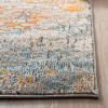 SAFAVIEH Area Rug 8×10 – Madison Collection – Large – Grey & Pink, Modern Abstract Design, Non-Shedding & Easy Cleaning, Ideal for Living Room, Bedroom, Office, Dining Space (MAD460A)(Grey/Orange)