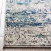 SAFAVIEH Area Rug 8×10 – Madison Collection – Large – Grey & Pink, Modern Abstract Design, Non-Shedding & Easy Cleaning, Ideal for Living Room, Bedroom, Office, Dining Space (MAD460A)(Grey/Blue)