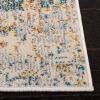 SAFAVIEH Area Rug 8×10 – Madison Collection – Large – Grey & Pink, Modern Abstract Design, Non-Shedding & Easy Cleaning, Ideal for Living Room, Bedroom, Office, Dining Space (MAD460A)(Grey/Turquoise)