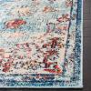 SAFAVIEH Area Rug 8×10 – Madison Collection – Large – Ivory & Orange, Boho Chic Medallion Distressed Design, Non-Shedding & Easy Cleaning, Ideal for Living Room, Bedroom, Dining Space (MAD447A)(Navy/Light Blue)