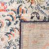 SAFAVIEH Area Rug 8×10 – Madison Collection – Large – Ivory & Orange, Boho Chic Medallion Distressed Design, Non-Shedding & Easy Cleaning, Ideal for Living Room, Bedroom, Dining Space (MAD447A)(Beige/Black)