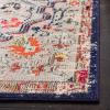 SAFAVIEH Area Rug 8×10 – Madison Collection – Large – Ivory & Orange, Boho Chic Medallion Distressed Design, Non-Shedding & Easy Cleaning, Ideal for Living Room, Bedroom, Dining Space (MAD447A)(Beige/Black)