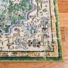 SAFAVIEH Area Rug 8×10 – Madison Collection – Large – Ivory & Orange, Boho Chic Medallion Distressed Design, Non-Shedding & Easy Cleaning, Ideal for Living Room, Bedroom, Dining Space (MAD447A)(Green/Turquoise)