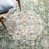SAFAVIEH Area Rug 8×10 – Madison Collection – Large – Ivory & Orange, Boho Chic Medallion Distressed Design, Non-Shedding & Easy Cleaning, Ideal for Living Room, Bedroom, Dining Space (MAD447A)(Fuchsia/Teal)