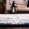 SAFAVIEH Area Rug 8×10 – Madison Collection – Large – Ivory & Orange, Boho Chic Medallion Distressed Design, Non-Shedding & Easy Cleaning, Ideal for Living Room, Bedroom, Dining Space (MAD447A)(Ivory/Orange)