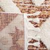 SAFAVIEH Area Rug 8×10 – Moroccan Tassel Shag Collection – Large – Grey & Ivory, Boho Design, Non-Shedding & Easy Cleaning, Plush Pile, Ideal for Living Room, Bedroom, Dining Space (MTS664G)(Rust/Ivory)
