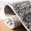 SAFAVIEH Area Rug 8×10 – Moroccan Tassel Shag Collection – Large – Grey & Ivory, Boho Design, Non-Shedding & Easy Cleaning, Plush Pile, Ideal for Living Room, Bedroom, Dining Space (MTS664G)(Grey/Ivory)