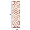 SAFAVIEH Area Rug 8×10 – Moroccan Tassel Shag Collection – Large – Grey & Ivory, Boho Design, Non-Shedding & Easy Cleaning, Plush Pile, Ideal for Living Room, Bedroom, Dining Space (MTS664G)(Rust/Ivory)