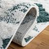 SAFAVIEH Area Rug 8×10 – Moroccan Tassel Shag Collection – Large – Ivory & Brown, Non-Shedding & Easy to Clean, Plush High-Low Texture, Ideal for Living Room, Bedroom, Dining Space (MTS688A)(Green/Ivory)