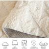 SAFAVIEH Area Rug 8×10 – Moroccan Tassel Shag Collection – Large – Ivory & Brown, Non-Shedding & Easy to Clean, Plush High-Low Texture, Ideal for Living Room, Bedroom, Dining Space (MTS688A)(Ivory)