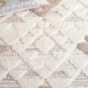 SAFAVIEH Area Rug 8×10 – Moroccan Tassel Shag Collection – Large – Ivory & Brown, Non-Shedding & Easy to Clean, Plush High-Low Texture, Ideal for Living Room, Bedroom, Dining Space (MTS688A)(Ivory/Beige)