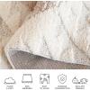 SAFAVIEH Area Rug 8×10 – Moroccan Tassel Shag Collection – Large – Ivory & Brown, Non-Shedding & Easy to Clean, Plush High-Low Texture, Ideal for Living Room, Bedroom, Dining Space (MTS688A)(Ivory/Beige)