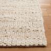 SAFAVIEH Area Rug 8×10 – Natural Fiber Collection – Large – Bleach, Handmade Jute, Braided Woven Design, Ideal for Living Room, Bedroom (NF212D)(Bleach)