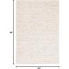 SAFAVIEH Area Rug 8×10 – Natural Fiber Collection – Large – Bleach, Handmade Jute, Braided Woven Design, Ideal for Living Room, Bedroom (NF212D)(Bleach)
