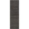 SAFAVIEH Area Rug 8×10 – Natural Fiber Collection – Large – Bleach, Handmade Jute, Braided Woven Design, Ideal for Living Room, Bedroom (NF212D)(Charcoal)