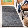 SAFAVIEH Area Rug 8×10 – Natural Fiber Collection – Large – Bleach, Handmade Jute, Braided Woven Design, Ideal for Living Room, Bedroom (NF212D)(Grey)