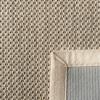 SAFAVIEH Area Rug 8×10 – Natural Fiber Collection – Large – Marble & Beige, Sisal, Woven Design with Border (NF143C)(Marble/Beige)