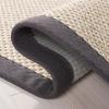 SAFAVIEH Area Rug 8×10 – Natural Fiber Collection – Large – Marble & Beige, Sisal, Woven Design with Border (NF143C)(Marble/Dark Grey)