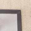 SAFAVIEH Area Rug 8×10 – Natural Fiber Collection – Large – Marble & Beige, Sisal, Woven Design with Border (NF143C)(Marble/Dark Grey)