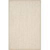 SAFAVIEH Area Rug 8×10 – Natural Fiber Collection – Large – Marble & Beige, Sisal, Woven Design with Border (NF143C)(Marble/Linen)