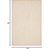 SAFAVIEH Area Rug 8×10 – Natural Fiber Collection – Large – Marble & Beige, Sisal, Woven Design with Border (NF143C)(Marble/Linen)
