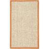 SAFAVIEH Area Rug 8×10 – Natural Fiber Collection – Large – Natural & Beige, Seagrass, Basketweave Pattern (NF114A)(Natural/Brown)