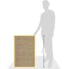 SAFAVIEH Area Rug 8×10 – Natural Fiber Collection – Large – Natural & Beige, Seagrass, Basketweave Pattern (NF114A)(Natural/Gold)