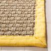 SAFAVIEH Area Rug 8×10 – Natural Fiber Collection – Large – Natural & Beige, Seagrass, Basketweave Pattern (NF114A)(Natural/Gold)