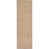 SAFAVIEH Area Rug 8×10 – Natural Fiber Collection – Large – Natural & Beige, Seagrass, Basketweave Pattern (NF114A)(Natural/Grey)