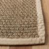 SAFAVIEH Area Rug 8×10 – Natural Fiber Collection – Large – Natural & Beige, Seagrass, Basketweave Pattern (NF114A)(Natural/Ivory)