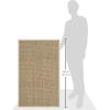 SAFAVIEH Area Rug 8×10 – Natural Fiber Collection – Large – Natural & Beige, Seagrass, Basketweave Pattern (NF114A)(Natural/Ivory)